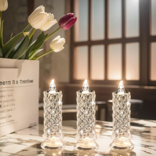 CrystalFlame™ – Luxurious Candlelight Lamp