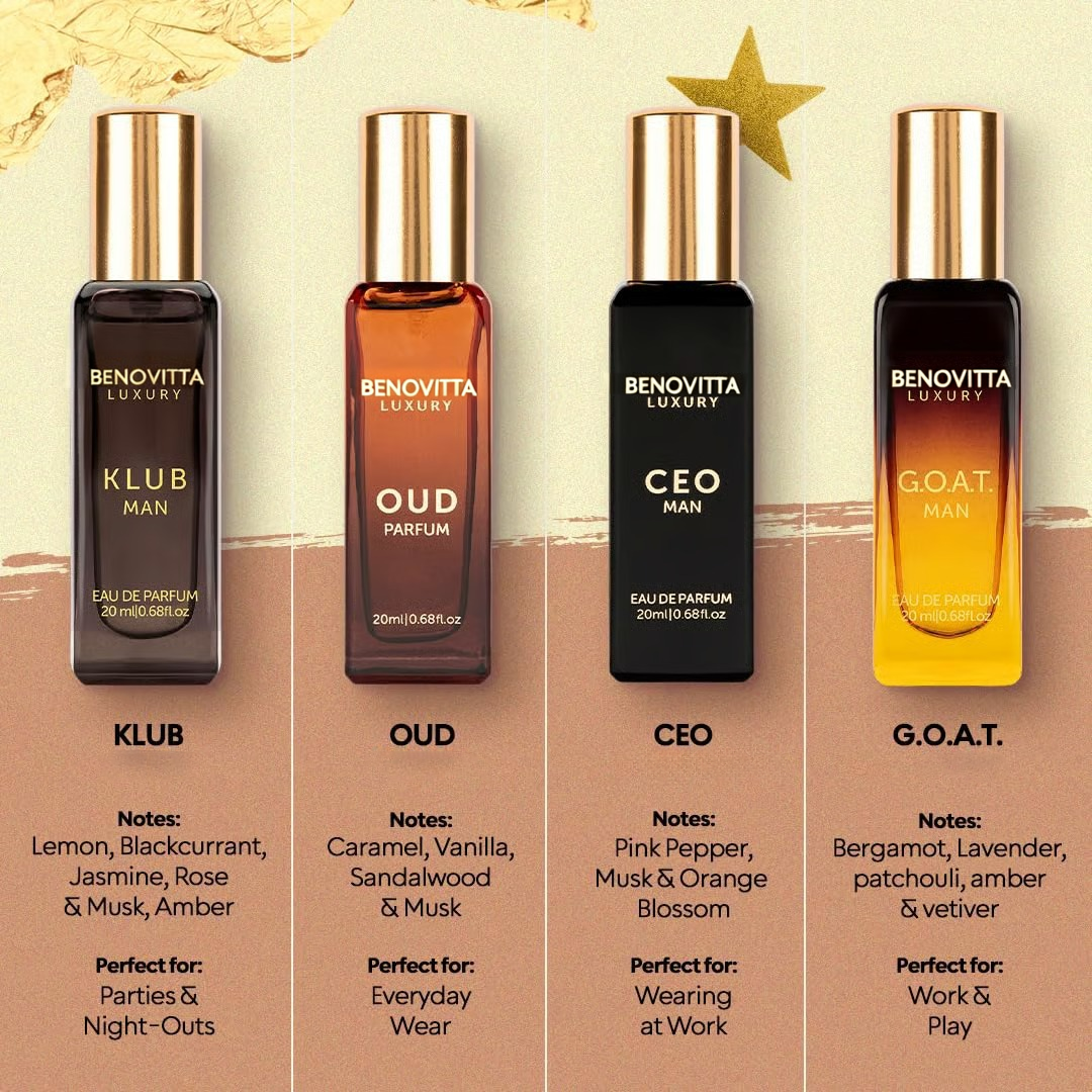 Men's Luxury Perfume Gift Set- 4 x 20ml