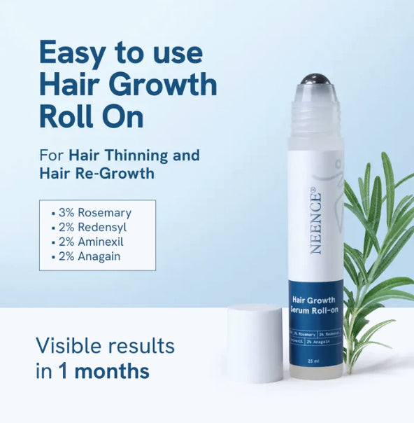 Hair Growth Roll-On Serum – See hair growth in 4 weeks-