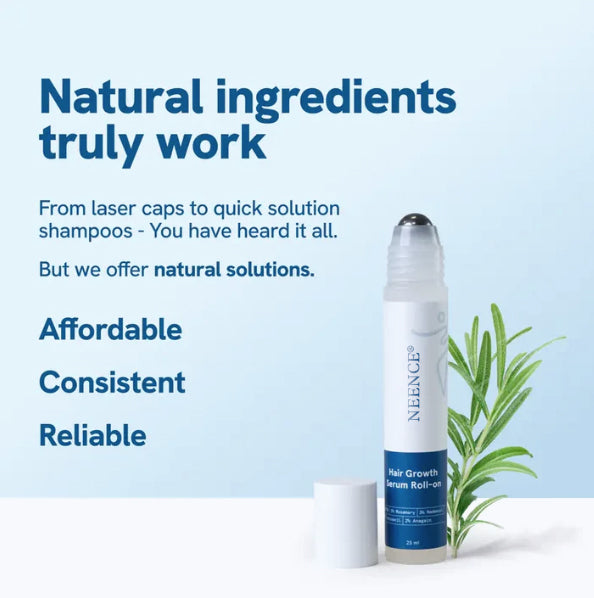 Hair Growth Roll-On Serum – See hair growth in 4 weeks-
